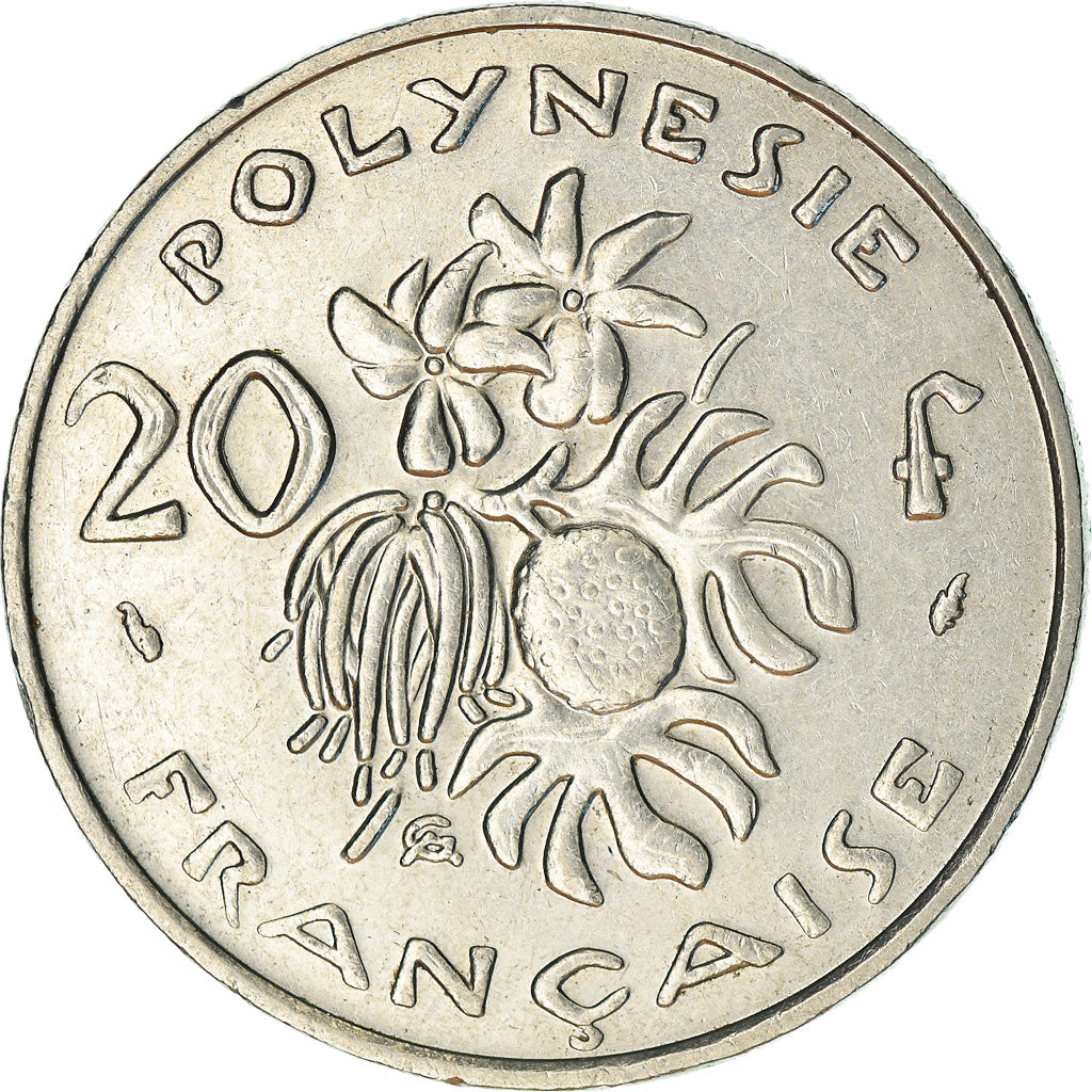 Coin, French Polynesia, 20 Francs, 1991, Paris, VF(30-35), Nickel, KM:9