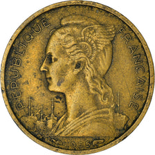 Coin, Réunion, 10 Francs, 1955, Paris, VF(30-35), Aluminum-Bronze, KM:10