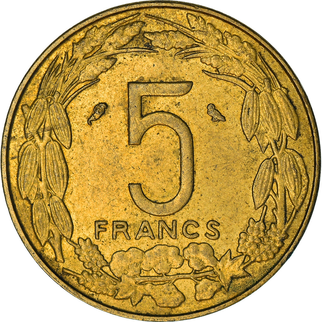 Moneta, Stati dell’Africa equatoriale, 5 Francs, 1962, Paris, BB