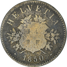 Münze, Schweiz, 20 Rappen, 1850, Strasbourg, S, Billon, KM:7
