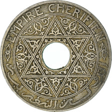 Moneta, Marocco, Yusuf, 25 Centimes, 1921, bi-Bariz, Paris, BB+, Rame-nichel