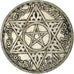 Coin, Morocco, Mohammed V, 100 Francs, 1953, Paris, EF(40-45), Silver, KM:52