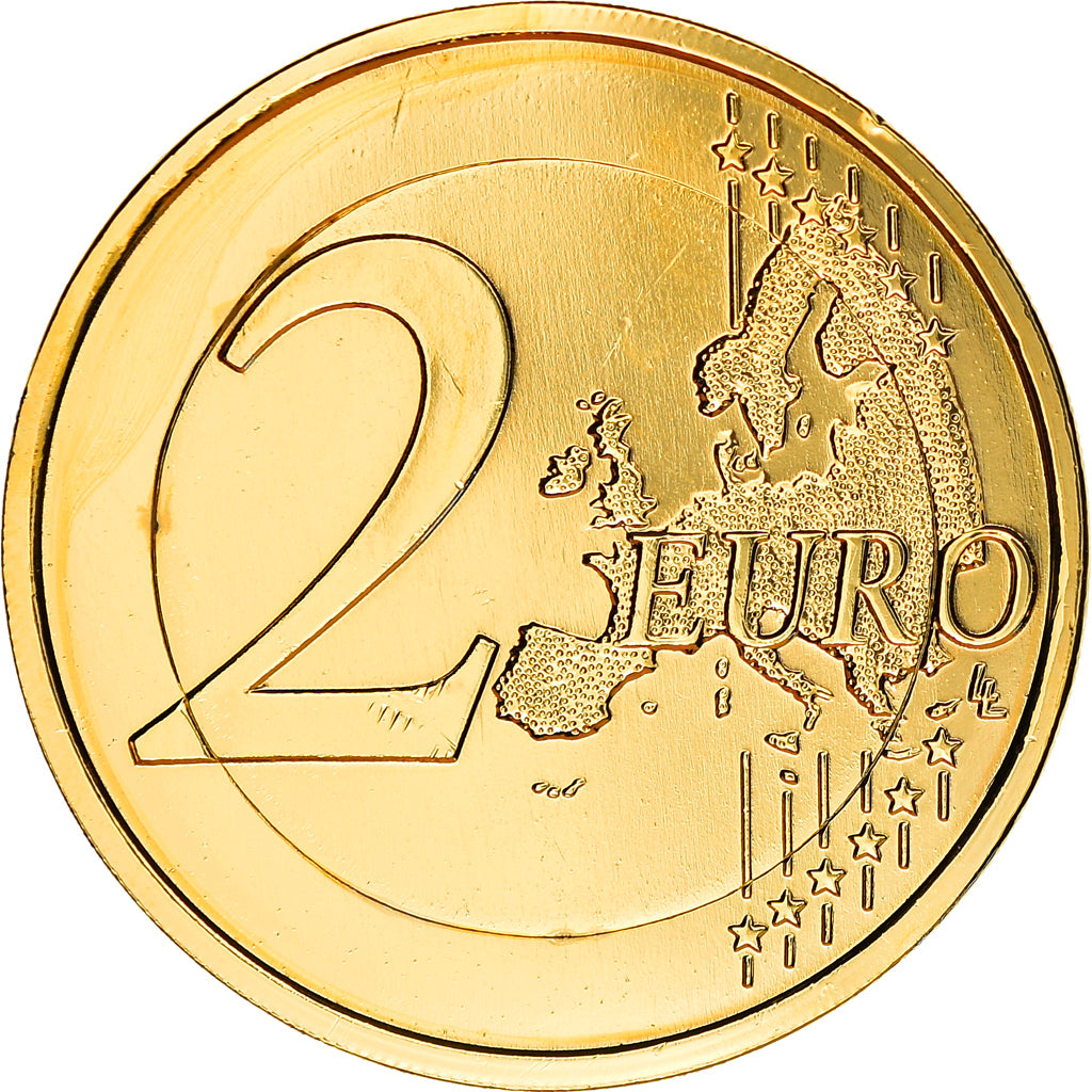 Portugal, 2 Euro, 25 de Abril, 2014, gold-plated coin, UNZ, Bi-Metallic
