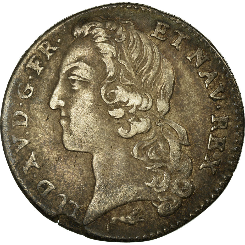 Coin, France, Louis XV, 1/5 Écu au bandeau, 24 Sols, 1/5 ECU, 1760, Orléans