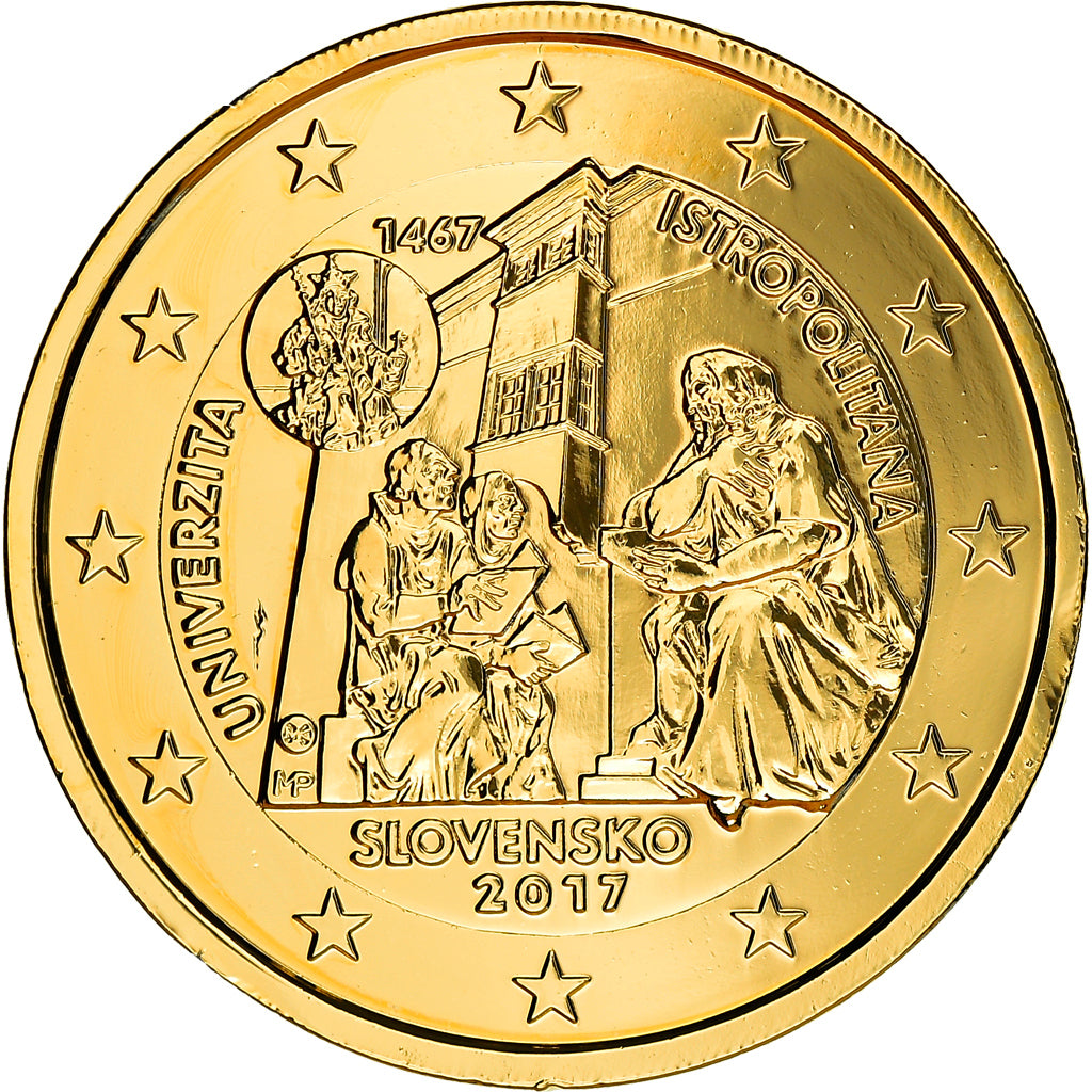 Slovacchia, 2 Euro, Université Istropolitana, 2017, Kremnica, SPL