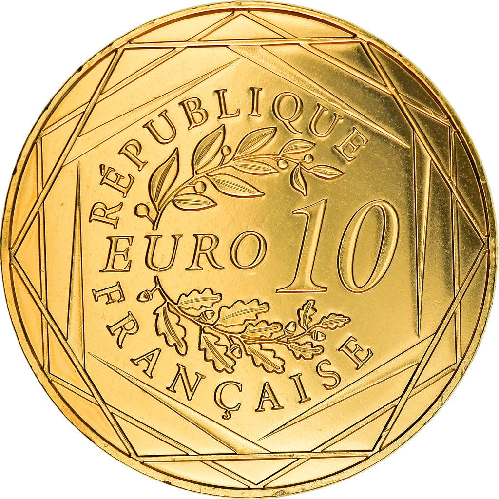 Frankreich, 10 Euro, 2014, Coq, UNZ, Silber, Gadoury:EU656