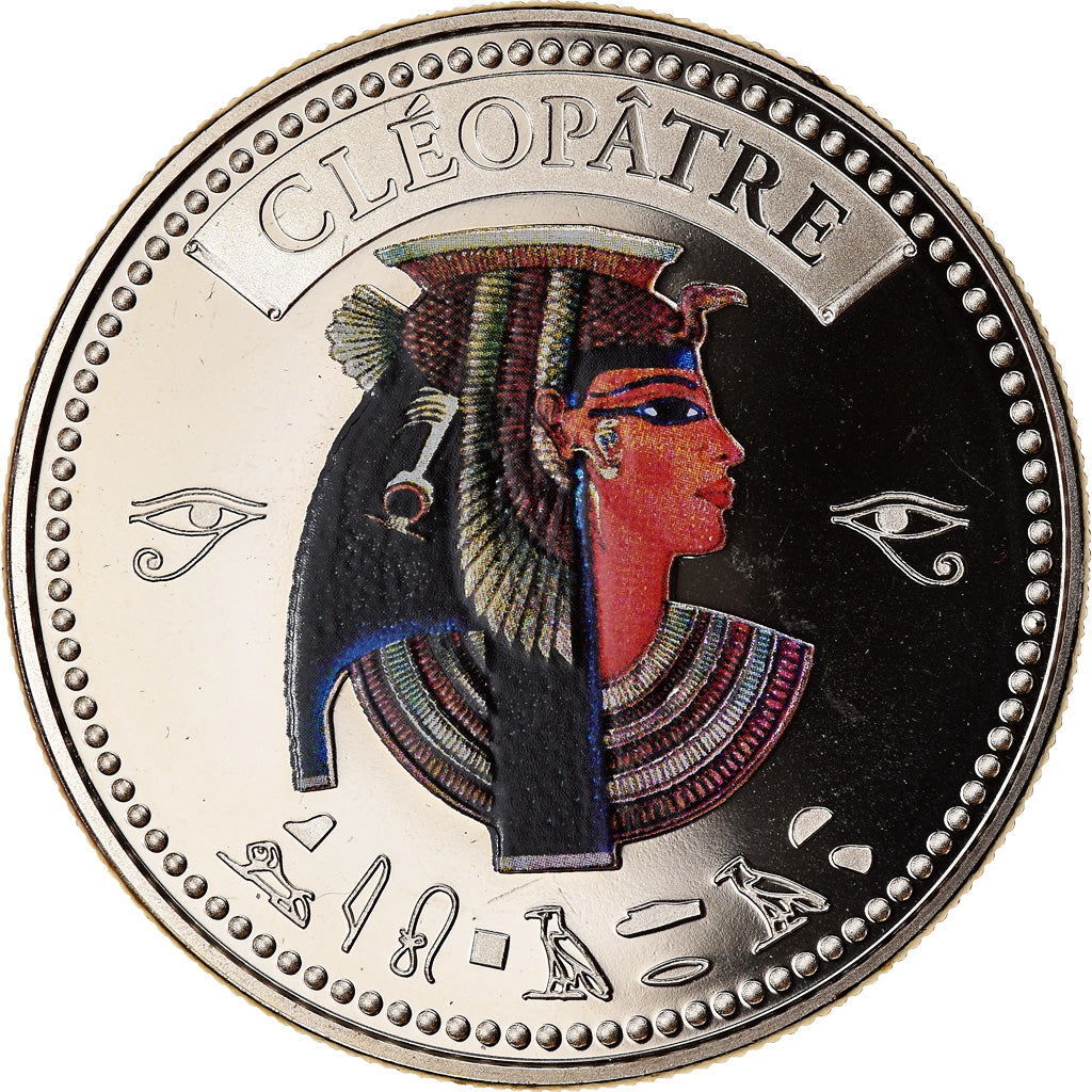 Egypt, Medal, Trésors d'Egypte, Cléopâtre, MS(65-70), Copper-nickel