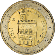 San Marino, 2 Euro, 2011, Rome, SPL+, Bi-metallico, KM:486