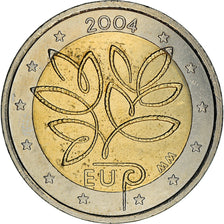 Finlandia, 2 Euro, EU expansion, 2004, Vantaa, SPL, Bi-metallico, KM:114