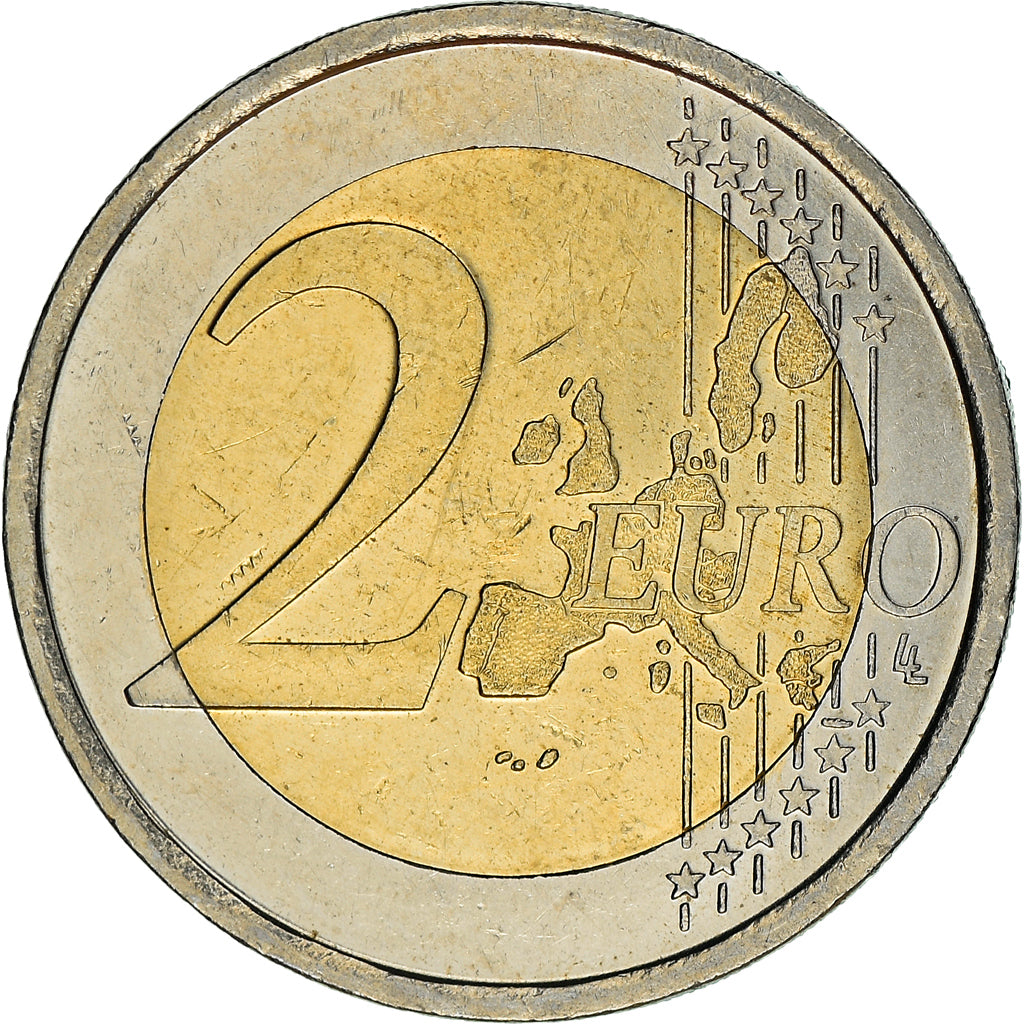 Finlandia, 2 Euro, EU expansion, 2004, Vantaa, SPL, Bi-metallico, KM:114