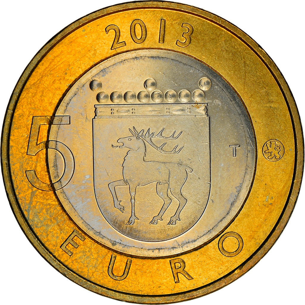 Finlandia, 5 Euro, Le phare de Sälskär, 2013, Vantaa, SPL-, Bi-metallico