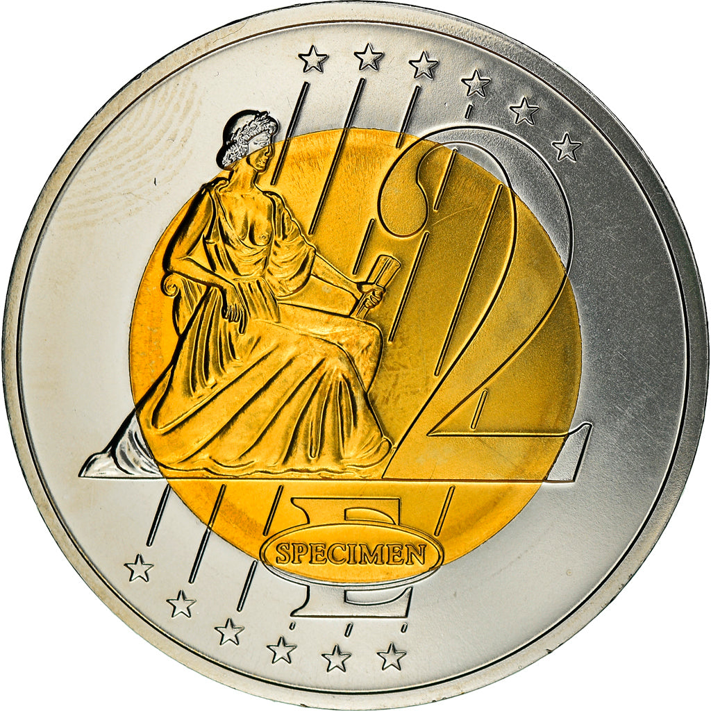 Monaco, Médaille, Essai 2 euros, 2006, FDC, Bi-Metallic