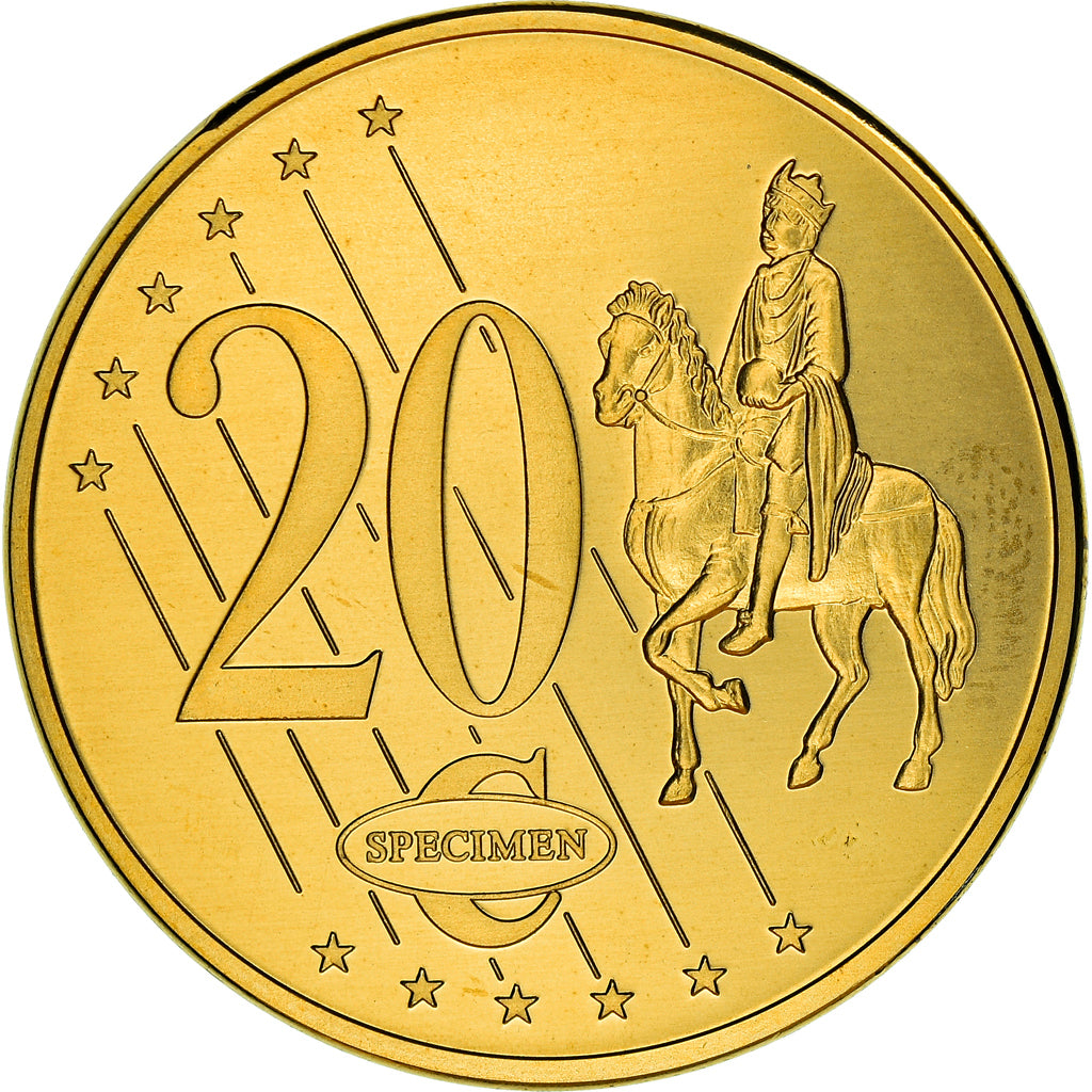 Monaco, 20 Euro Cent, 2005, unofficial private coin, UNZ+, Messing