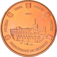 Monaco, 5 Euro Cent, 2005, unofficial private coin, SPL+, Acciaio placcato rame