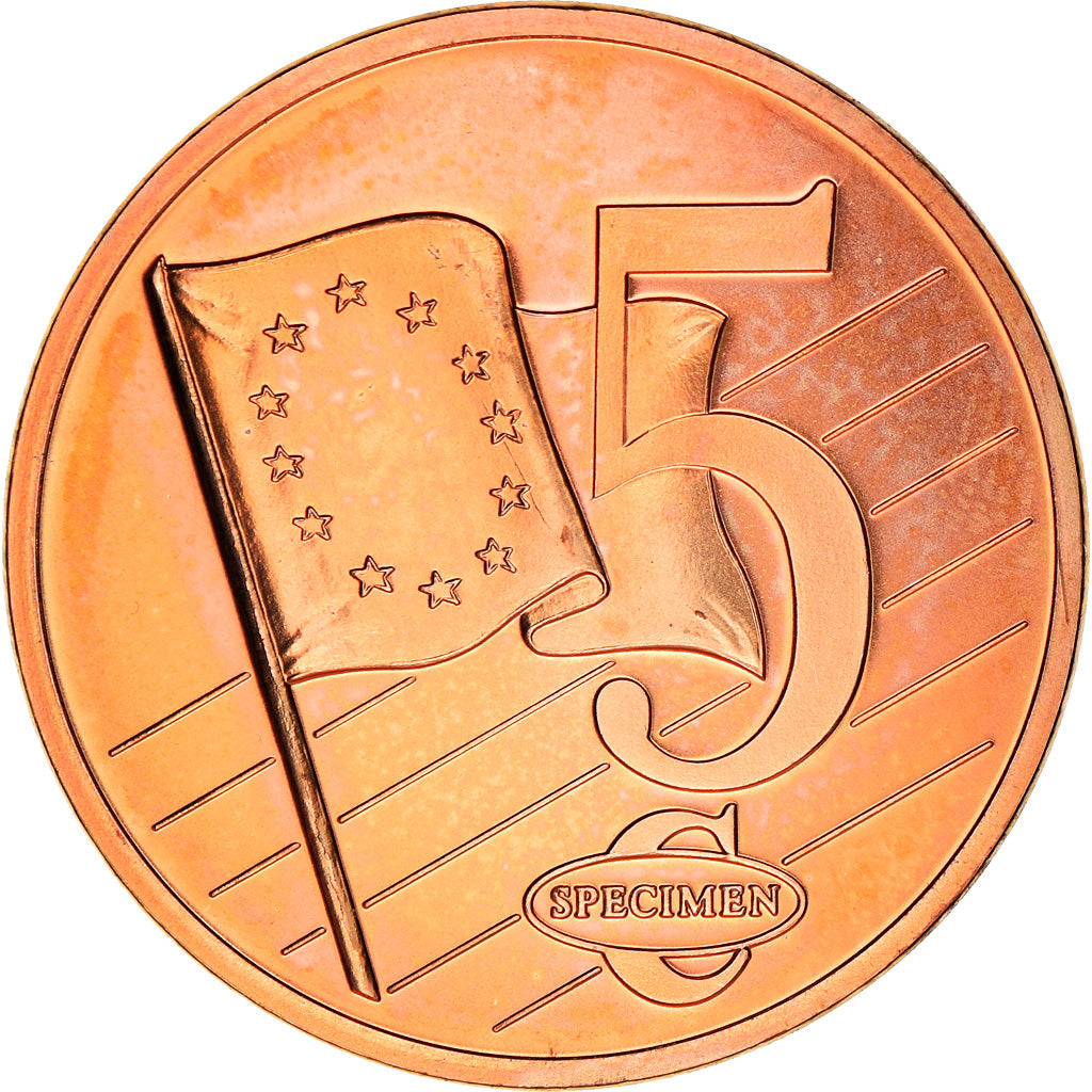 Monaco, 5 Euro Cent, 2005, unofficial private coin, SPL+, Acciaio placcato rame