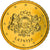 Letonia, 10 Euro Cent, 2014, Stuttgart, EBC+, Latón, KM:153