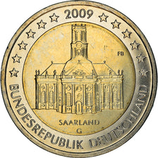 GERMANIA - REPUBBLICA FEDERALE, 2 Euro, 2009, Karlsruhe, SPL+, Bi-metallico