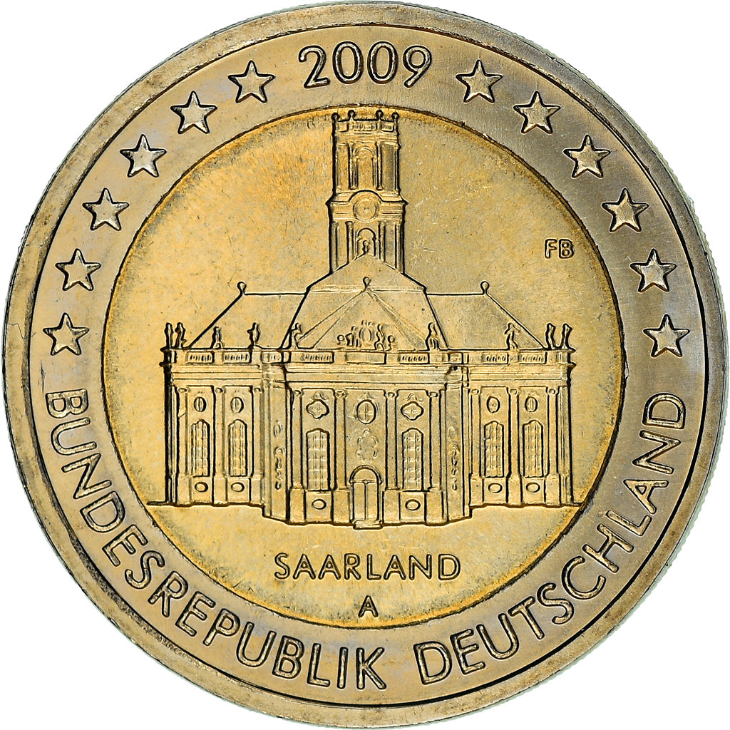 République fédérale allemande, 2 Euro, 2009, Berlin, SPL+, Bi-Metallic