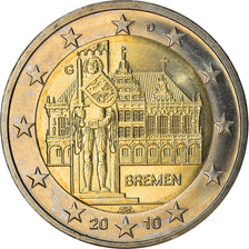 République fédérale allemande, 2 Euro, 2010, Karlsruhe, SPL+, Bi-Metallic