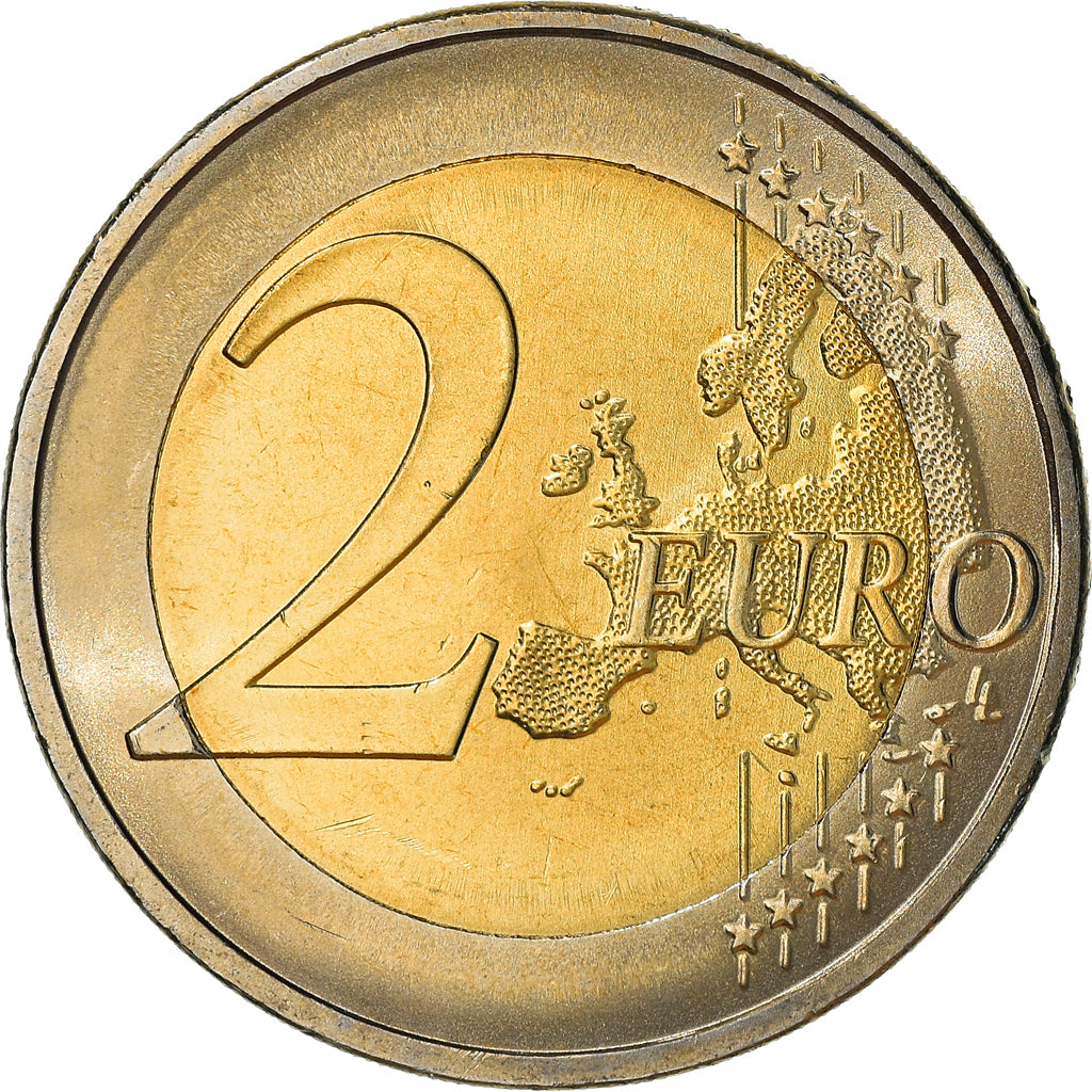 ALEMANHA - REPÚBLICA FEDERAL, 2 Euro, 2010, Hambourg, MS(64), Bimetálico