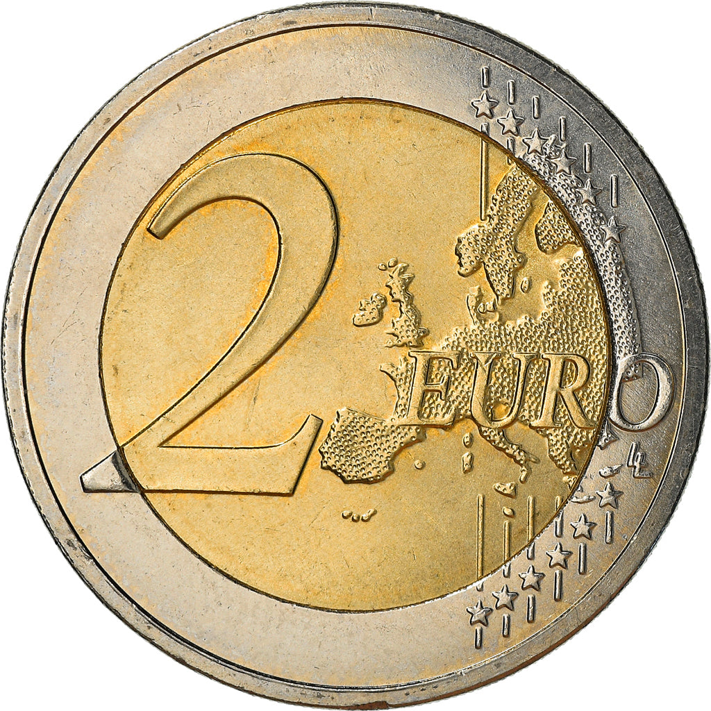 Grecia, 2 Euro, 2015, 30 ans   Drapeau européen, SPL+, Bi-metallico, KM:272