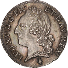 Francia, Louis XV, 1/20 Écu à la vieille tête (6 sols), 6 Sols, 1/20 ECU,...