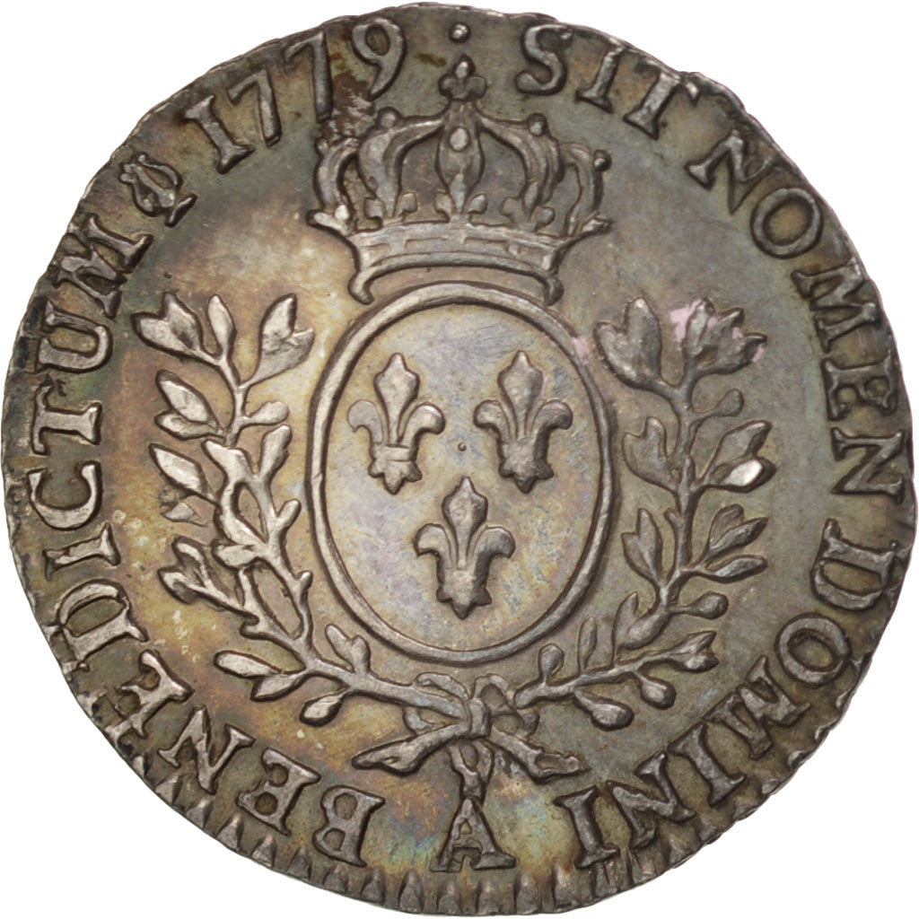 Francia, Louis XV, 1/20 Écu à la vieille tête (6 sols), 6 Sols, 1/20 ECU,...