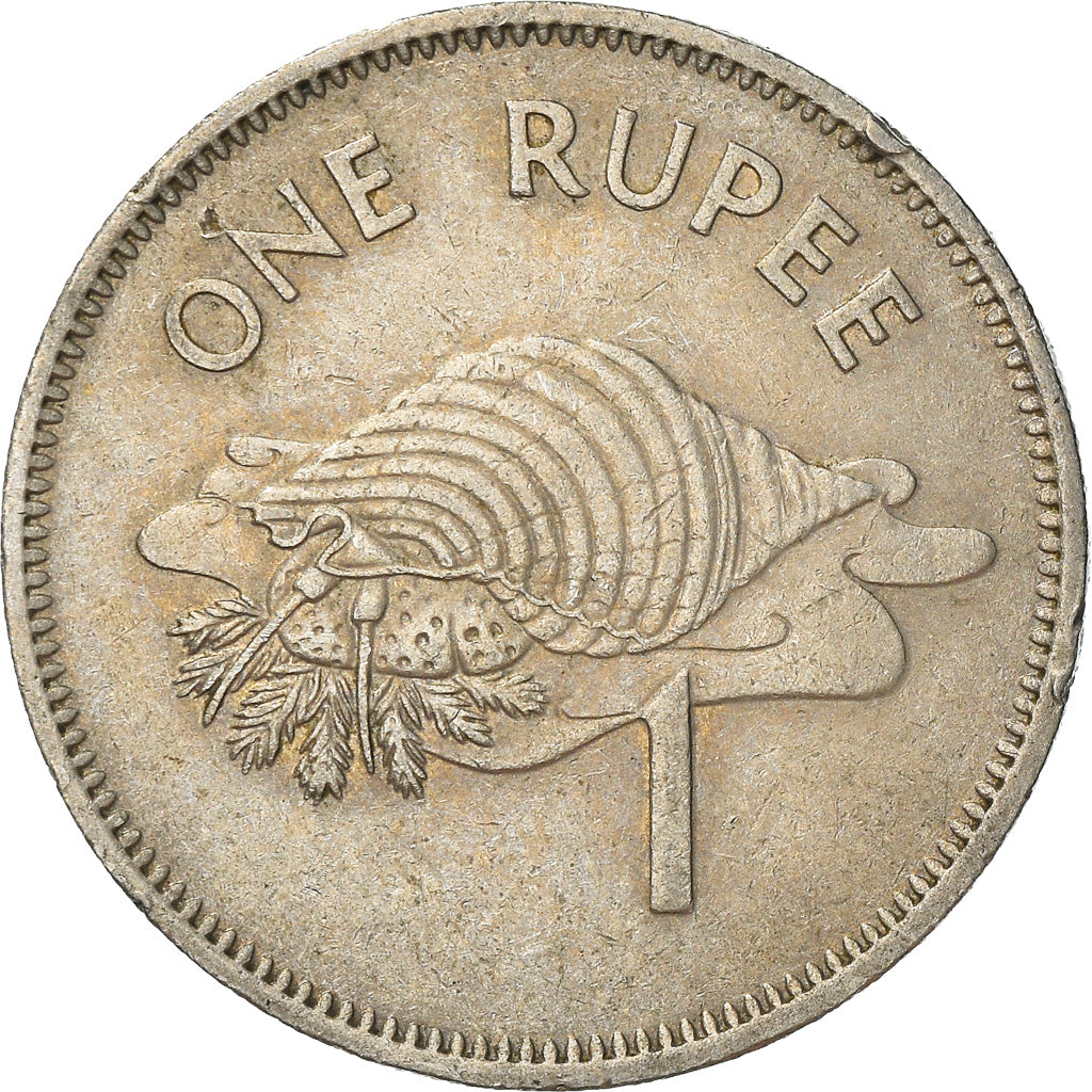 Coin, Seychelles, Rupee, 1982, British Royal Mint, AU(50-53), Copper-nickel