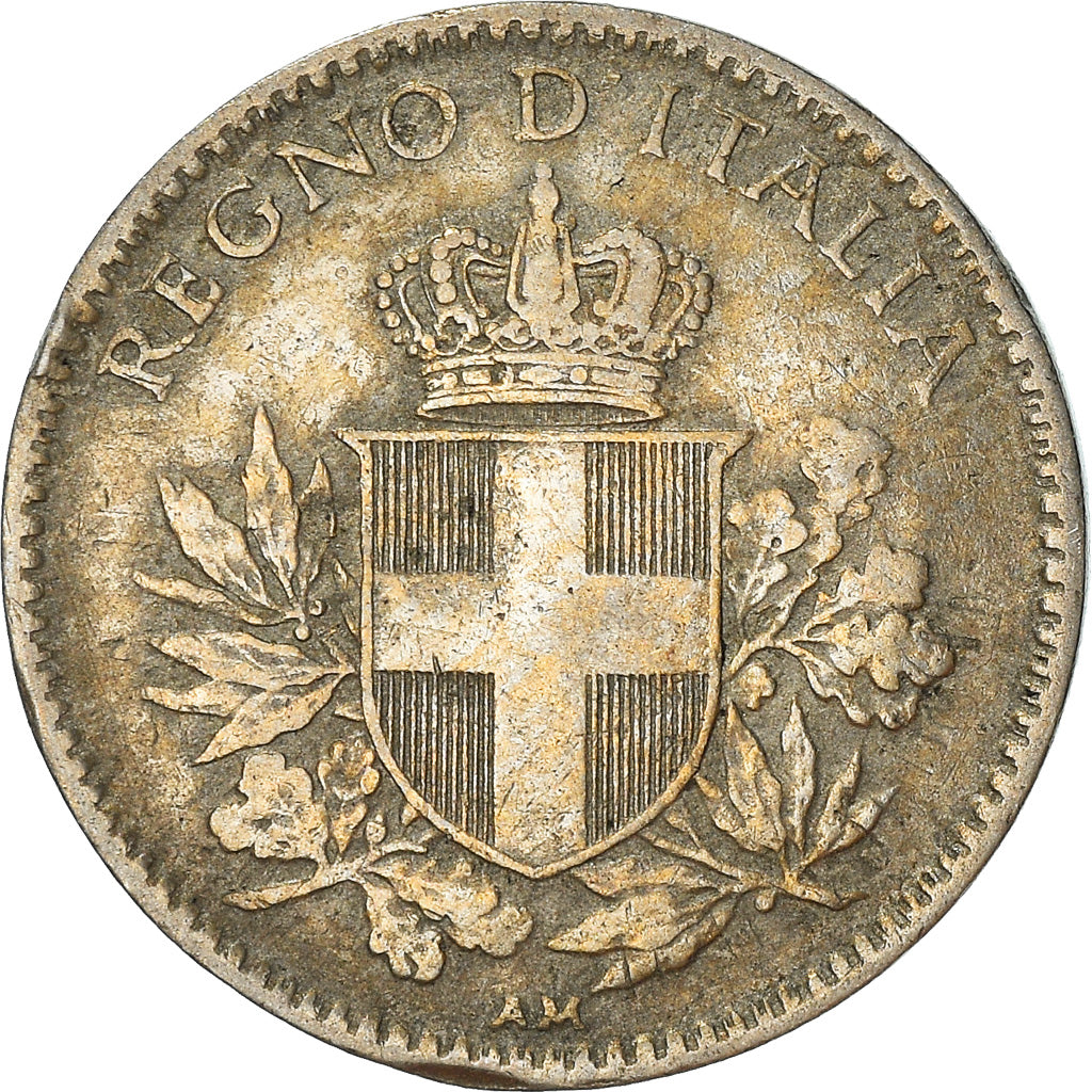 Coin, Italy, Vittorio Emanuele III, 20 Centesimi, 1918, Rome, VF(20-25)