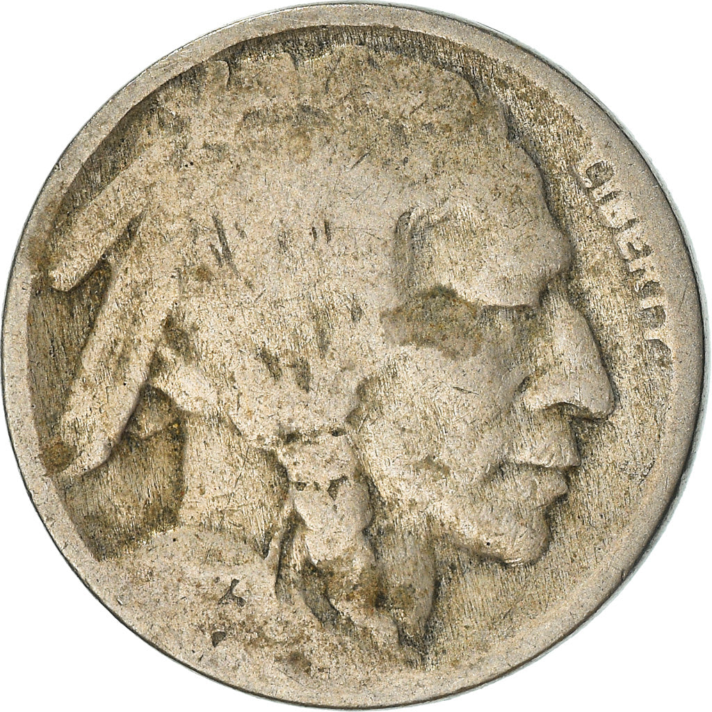 Moneta, Stati Uniti, Buffalo Nickel, 5 Cents, 1923, U.S. Mint, Philadelphia, B+
