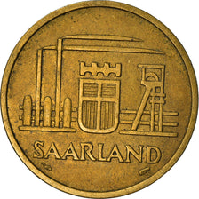 Münze, SAARLAND, 50 Franken, 1954, Paris, SS, Aluminum-Bronze, KM:3