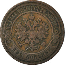 Münze, Russland, Nicholas II, 2 Kopeks, 1906, Saint-Petersburg, S+, Kupfer