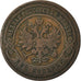 Münze, Russland, Nicholas II, 2 Kopeks, 1906, Saint-Petersburg, S+, Kupfer