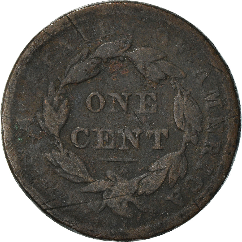 Moneta, Stati Uniti, Coronet Cent, Cent, 1838, U.S. Mint, Philadelphia, M+