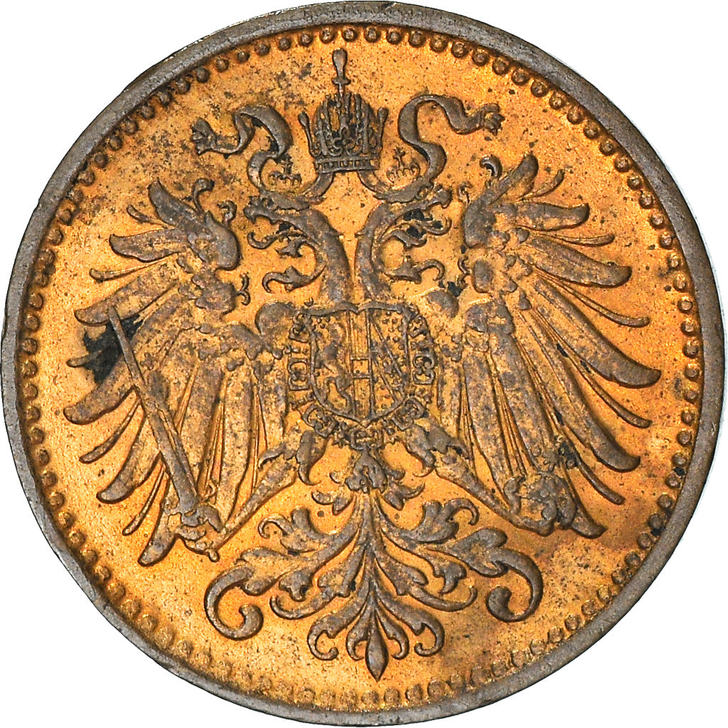 Münze, Österreich, Franz Joseph I, Heller, 1896, VZ, Bronze, KM:2800