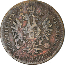 Münze, Österreich, Franz Joseph I, Kreuzer, 1860, Kremnitz, S, Kupfer, KM:2186