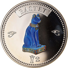 Egypt, Medal, Trésors d'Egypte, Bastet, MS(65-70), Copper-nickel