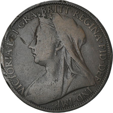 Coin, Great Britain, Victoria, Penny, 1901, F(12-15), Bronze, KM:790