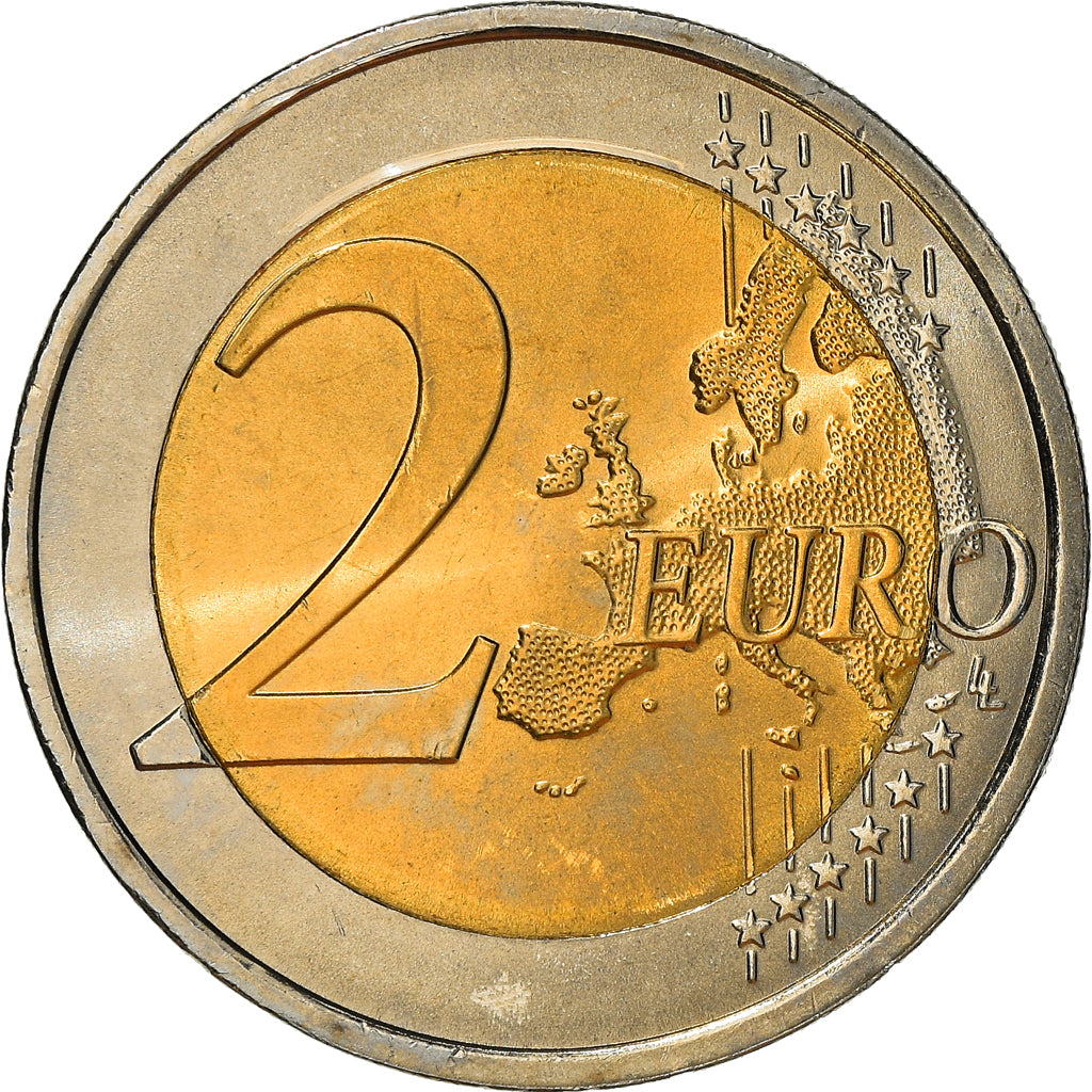 Portugal, 2 Euro, 2015, MS(64), Bimetaliczny, KM:New