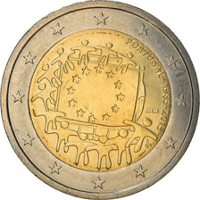 Portogallo, 2 Euro, 2015, 30 ans   Drapeau européen, SPL, Bi-metallico, KM:New