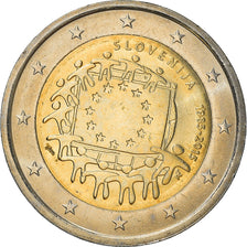 Slovenia, 2 Euro, Drapeau européen, 2015, SPL, Bi-metallico, KM:New