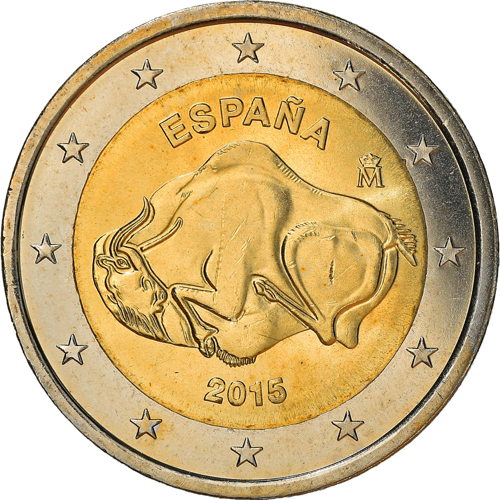 España, 2 Euro, UNESCO heritage mondial, 2015, EBC, Bimetálico, KM:New