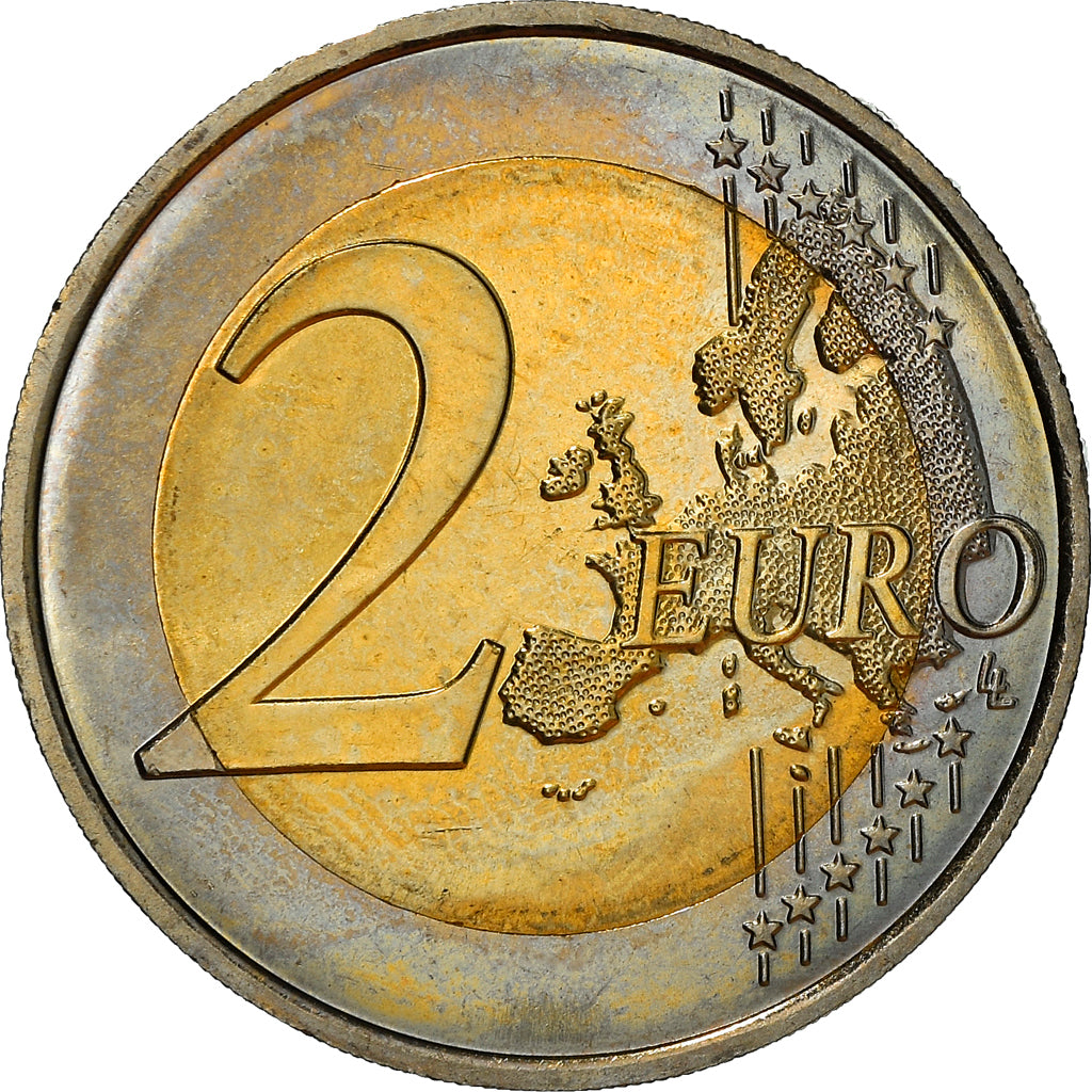 Francia, 2 Euro, European Union Presidency, 2008, Paris, SC, Bimetálico