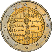 Österreich, 2 Euro, 50e anniversaire du Traité d'Etat, 2005, Vienna, VZ+