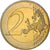 Letonia, 2 Euro, 2015, 30 ans   Drapeau européen, EBC+, Bimetálico, KM:New