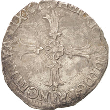FRANCE, 1/4 Ecu, 1603, Nantes, EF(40-45), Silver, Sombart #4686, 9.30