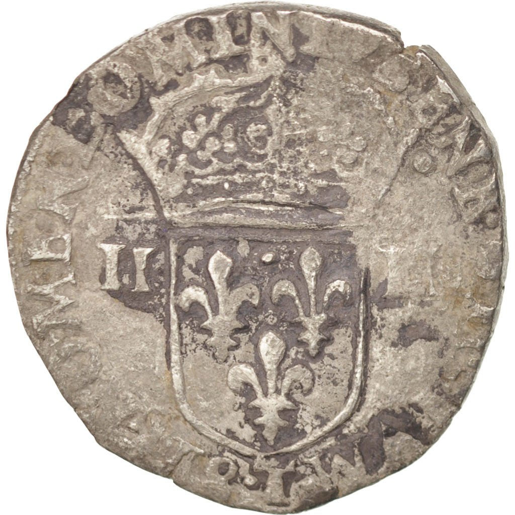 FRANCE, 1/4 Ecu, 1603, Nantes, EF(40-45), Silver, Sombart #4686, 9.30