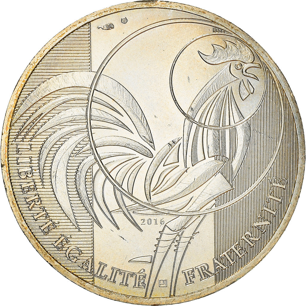Francia, 10 Euro, 2016, SPL+, Argento, Gadoury:EU797