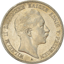 Coin, German States, PRUSSIA, Wilhelm II, 2 Mark, 1899, Berlin, AU(50-53)