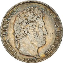 Moneta, Francja, Louis-Philippe, 5 Francs, 1838, Rouen, VF(30-35), Srebro